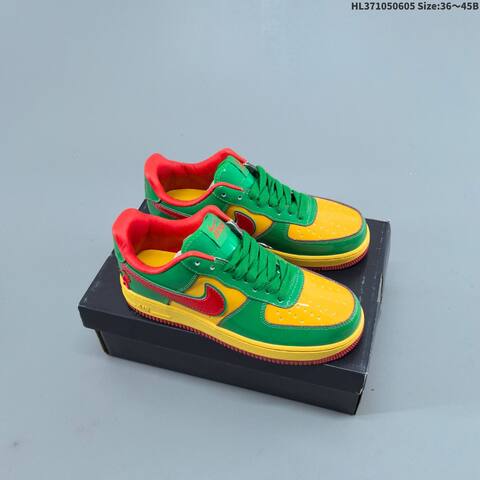 Nike Air Force 1 07 Yellow Green EU 36-45 Sneaker - Unisex (BS-59968)