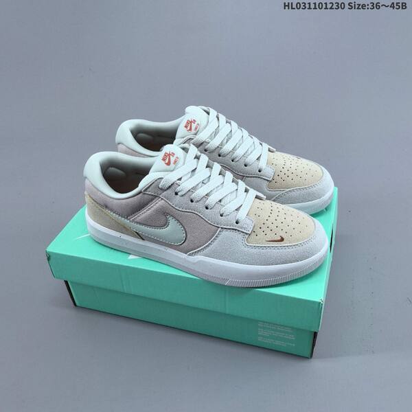 Nike SB Force 58 light grey white EU 36-45 skate shoe