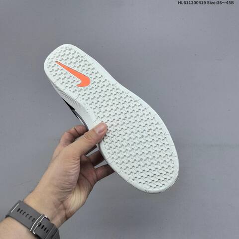 Nike SB Force 58 Black White Grey Orange EU 36-45 Skate Shoe - Unisex (BS-60654)