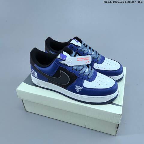 Nike Air Force 1 07 Blue White Black EU 36-45 Sneaker - Unisex (BS-62215)