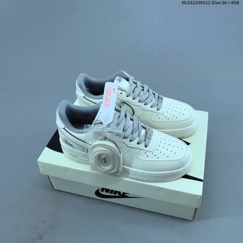 Nike Air Force 1 Low Stussy Light Beige Grey Black EU 36-45 Sneaker - Unisex (BS-60383)