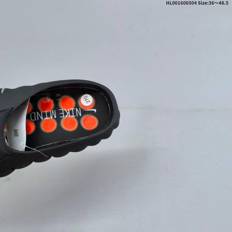 Nike Mind 001 Black Silver Orange EU 36-48 5 Slides - Unisex (BS-60532)