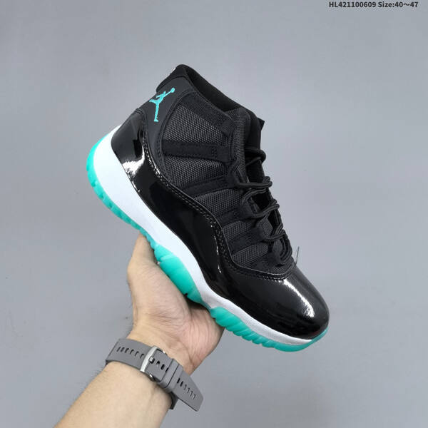 Jordan Air Jordan 11 Retro Black/Turquoise/White EU 40-47 basketball