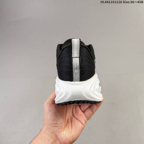 Nike Vomero Plus ReactX Air Zoom Black White Grey EU 36-45 Running Shoe - Unisex (BS-62977)
