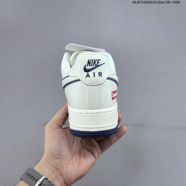 Nike Air Force 1 07 Low Supreme off white navy blue red EU 36-45 sneaker