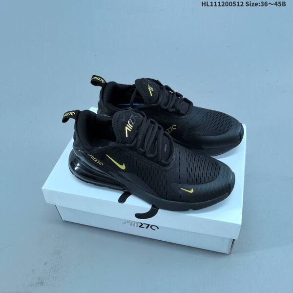 Nike Air Max 270 white black gold black red EU 36-45 running shoe