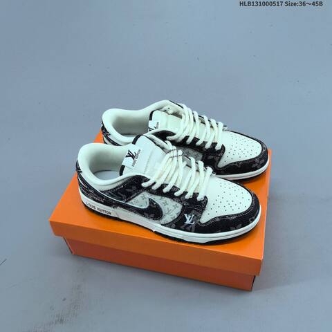 Nike Dunk SB Low Off White Light Grey Black EU 36-45 Skate Shoe - Unisex (BS-60306)