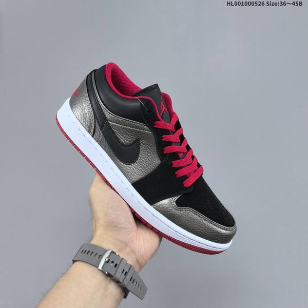 Jordan Air Jordan 1 Low black/silver/red EU 36-45 basketball