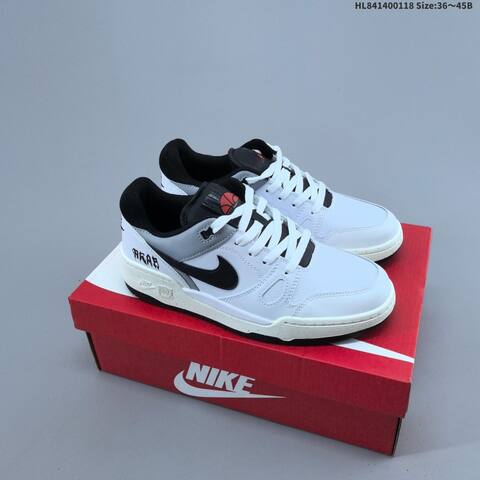 Nike Full Force Lo White Red Black Cream EU 36-45 Skate Shoe - Unisex (BS-61932)