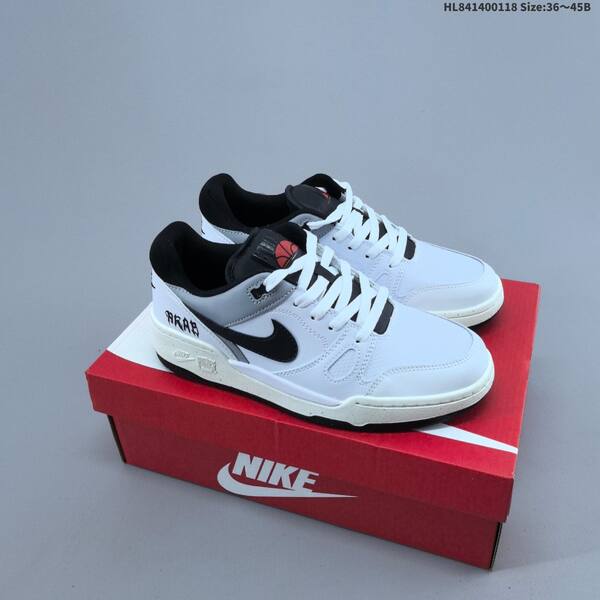 Nike Full Force Lo white red black cream EU 36-45 skate shoe