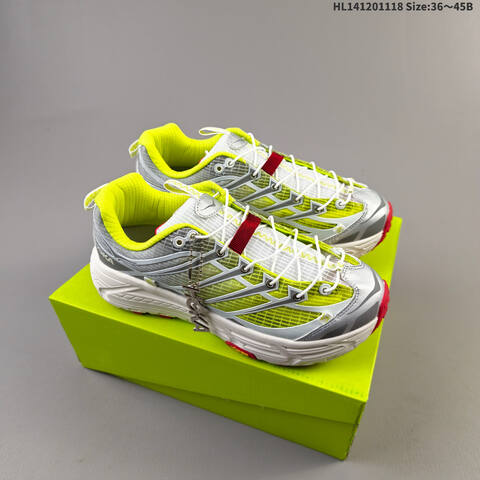 HOKA ONE ONE Mafate Three 2 Beige Light Grey Off White EU 36-45 Trail Shoe Trail Running Sneakers - Unisex (BS-69475)