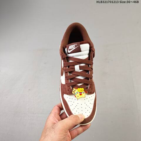 Nike SB Dunk Low Pro Sail Brown White Gold EU 36-46 Skate Shoe - Unisex (BS-62716)