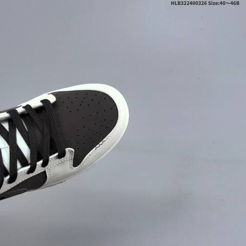 Nike Dunk SB Low White Dark Brown Black EU 40-46 Skate Shoe - Men's (BS-61119)