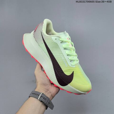 Nike ACG Ultrafly Trail Volt Neon Green Burgundy Hot Pink Off White EU 36-45 Trail Shoe - Unisex (BS-59974)
