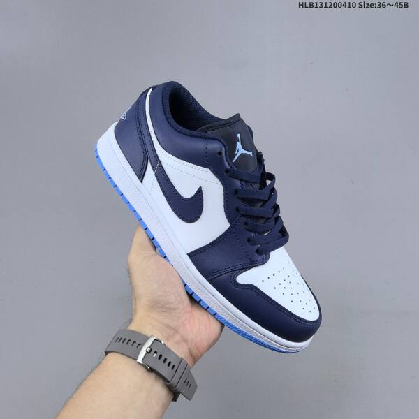 Jordan Air Jordan 1 Low white/navy blue/light blue/brown EU 36-45 lifestyle