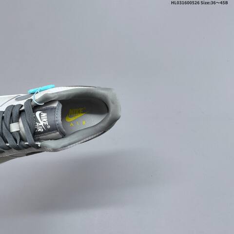 Nike Air Force 1 07 IH1943-100 Light Grey Dark Grey White Black Yellow EU 36-45 Sneaker - Unisex (BS-60111)