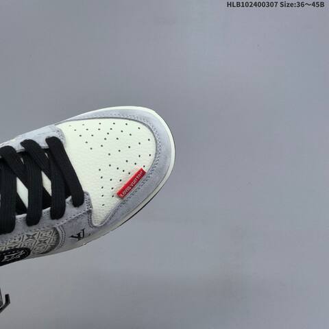 Nike Dunk SB Low Grey White Black Red EU 36-45 Skate Shoe - Unisex (BS-61446)