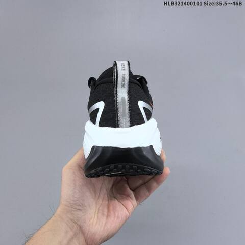 Nike Vomero Plus ReactX Air Zoom Black Silver White Red EU 35 5-46 Running Shoe - Unisex (BS-62281)