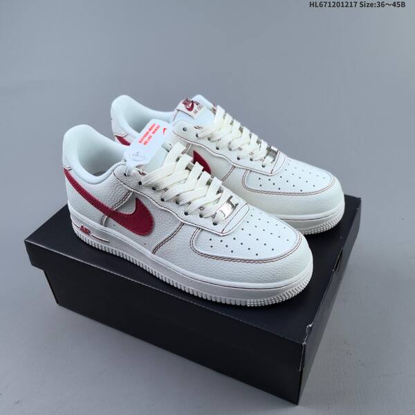 Nike Air Force 1 07 black white beige EU 36-45 sneaker