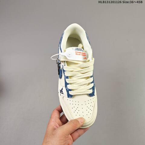 Nike SB Dunk Low Cream White Navy Blue EU 36-45 Skate Shoe - Unisex (BS-63028)