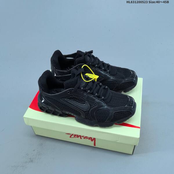 Nike Stussy x Air Zoom Spiridon Cage 2 beige black white EU 36 45 sneaker EU 36-45