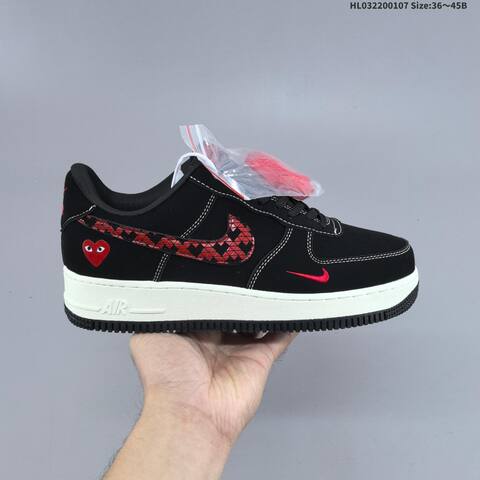 Nike Air Force 1 07 LV8 Black Brown Beige EU 36-45 Sneaker - Unisex (BS-62172)