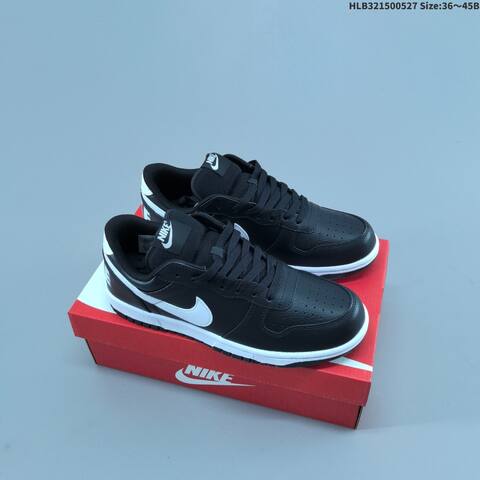 Nike Big Low 355152-016 Black White EU 36-45 Skate Shoe - Unisex (BS-60069)
