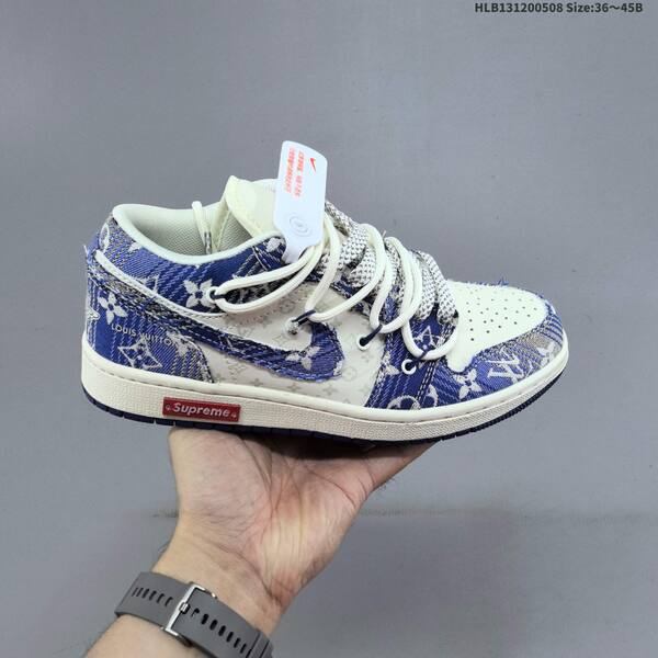 Jordan Air Jordan 1 Low White/Navy/Blue/Black EU 36-45 casual