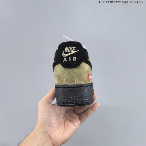 Nike Air Force 1 07 LV8 DV5477-201 Olive Green Black EU 36-45 Sneaker - Unisex (BS-62381)