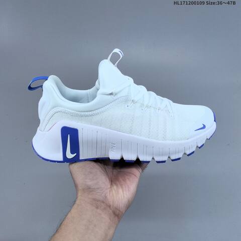 Nike Free Metcon 6 FJ7127-102 White Blue EU 36-47 Training Shoe - Unisex (BS-62112)