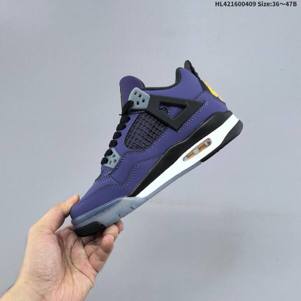 Jordan Air Jordan 4 Retro Court Purple/Black/Yellow; White/Red/Black EU 36-47 basketball