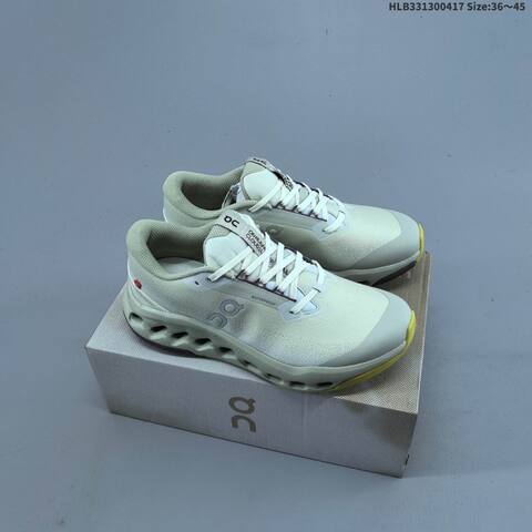 On Cloudsurfer Trail 2 WP Cream Pale Sage Yellow EU 36-45 Trail Shoe Trail Running Sneakers - Unisex (BS-69600)