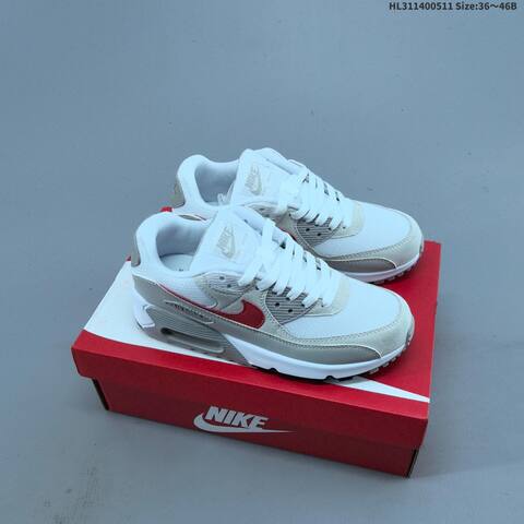 Nike Air Max 90 Black Grey Green White EU 36-46 Running Shoe - Unisex (BS-60415)
