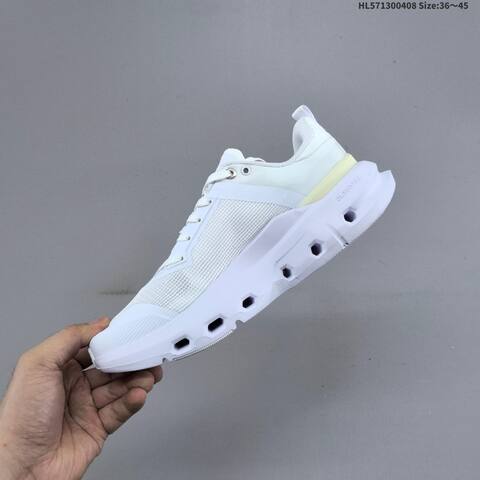 On Cloudpulse Next Cloud X White Pale Yellow Gray EU 36-45 Running Shoe Running Sneakers - Unisex (BS-69630)