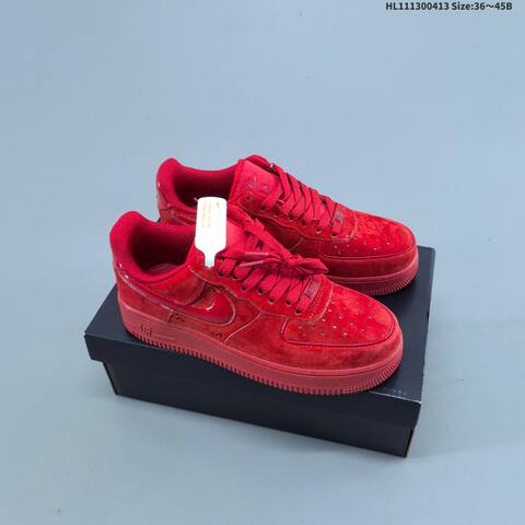 Nike Air Force 1 07 Low All Red EU 36-45 Sneaker - Unisex (BS-60773)