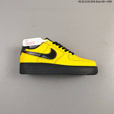 Nike Air Force 1 07 Yellow Black Dark Green EU 36 45 Skate Shoe EU 36-45 - Unisex (BS-62841)