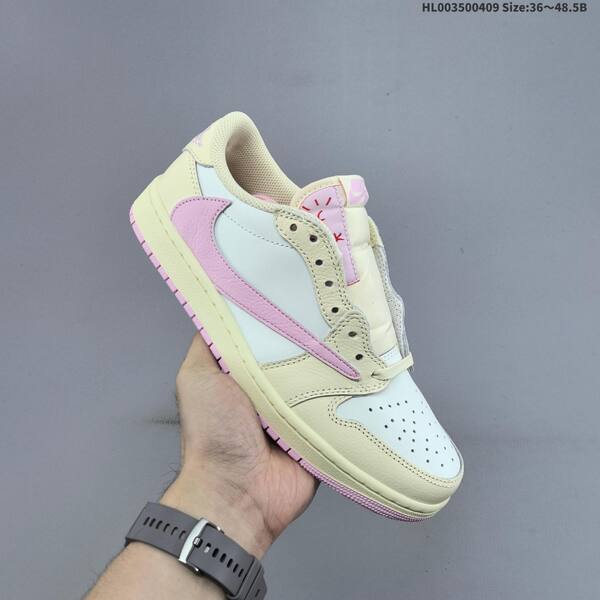 Jordan Travis Scott x Air Jordan 1 Low Sail/White/Pink EU 36-48.5 casual