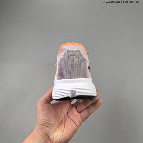 On Cloud 6 Coast Beige Peach White Black EU 36-45 Running Shoe Running Sneakers - Unisex (BS-69745)
