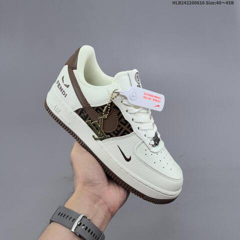 Nike Air Force 1 Low Off White Brown EU 40 45 Sneaker EU 40-45 - Men's (BS-59911)