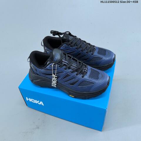 HOKA ONE ONE Mafate Speed TS Low TP Navy Blue Black EU 36-45 Trail Shoe Trail Running Sneakers - Unisex (BS-69339)