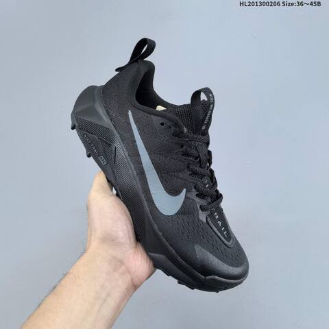 Nike ReactX Wildhorse 10 FV2338-015 Black Dark Grey EU 36-45 Trail Shoe - Unisex (BS-61511)