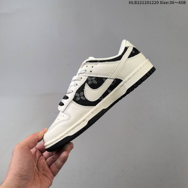 Nike SB Dunk Low Off White Light Grey Black EU 36-45 skate shoe