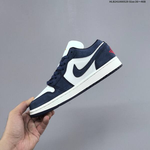 Jordan Air Jordan 1 Low navy blue / white / light blue / red 36-46 lifestyle