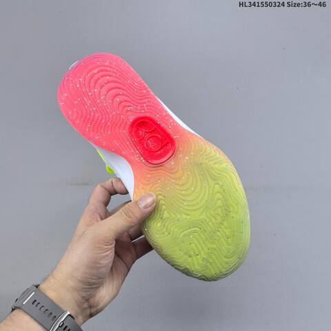 Nike KD 18 Light Blue Neon Yellow White Pink EU 36-46 Basketball Shoe - Unisex (BS-61155)