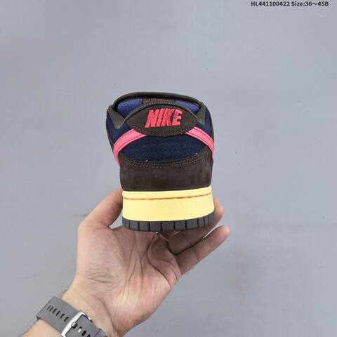 Nike SB Dunk Low Pro Brown Blue Pink Pale Yellow EU 36-45 Skate Shoe - Unisex (BS-60582)