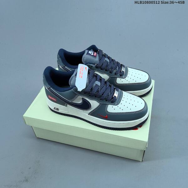 Nike Air Force 1 07 LV8 Stussy white black red gray EU 36-45 skate shoe