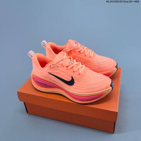 Nike Vomero Plus ReactX Air Zoom White Light Pink Rose Gold Silver EU 36-46 Running Shoe - Unisex (BS-61649)
