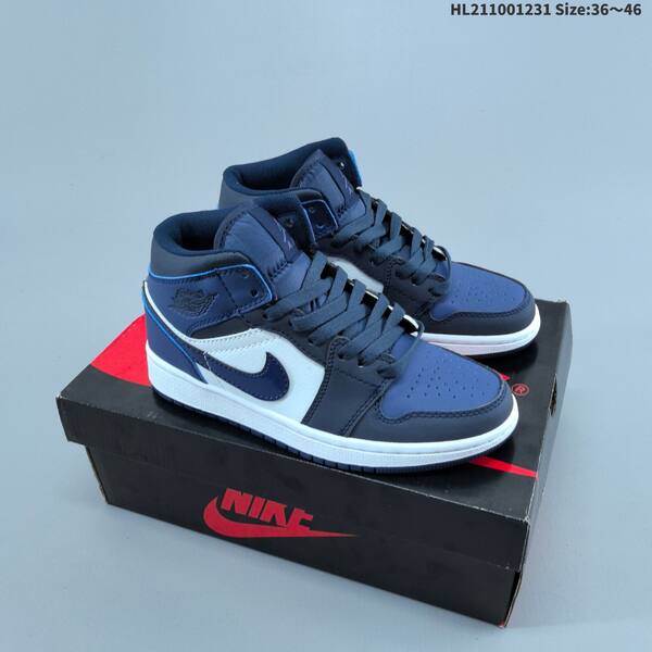 Nike Air Jordan 1 Retro Mid red white black EU 36-46 basketball