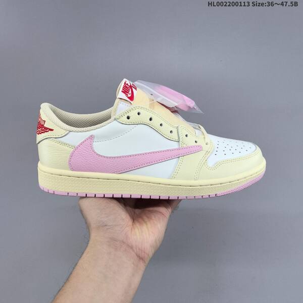 Nike Air Jordan 1 Low Travis Scott cream/white/pink 36~47.5 lifestyle