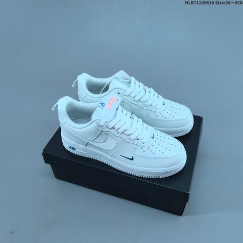 Nike Air Force 1 07 Low White Silver Clear EU 36-45 Sneaker - Unisex (BS-59919)